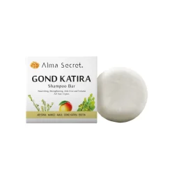 Alma Secret Champú Sólido Gond Katira (Fortalecedor, Hidratante, Anti-Frizz) 85 g
