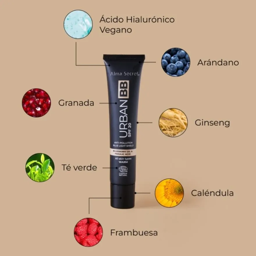 Alma Secret Urban BB Cream SPF 20 Warm 40 ml