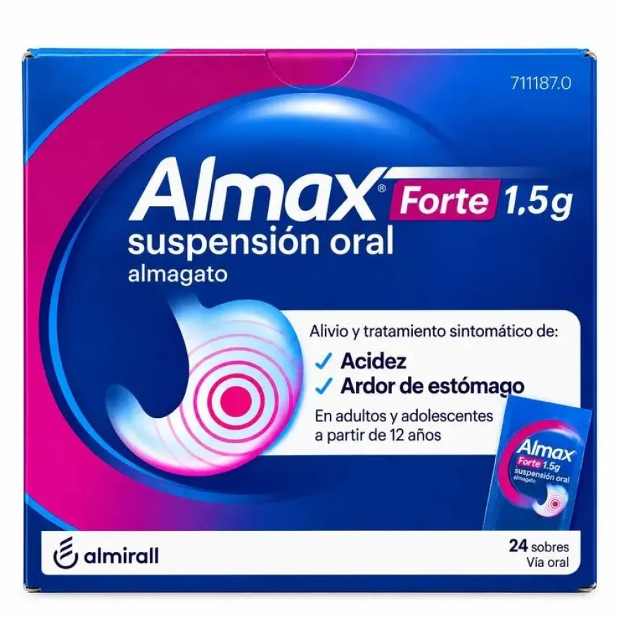 ALMAX FORTE Suspensión Oral 1.5G 24 Sobres