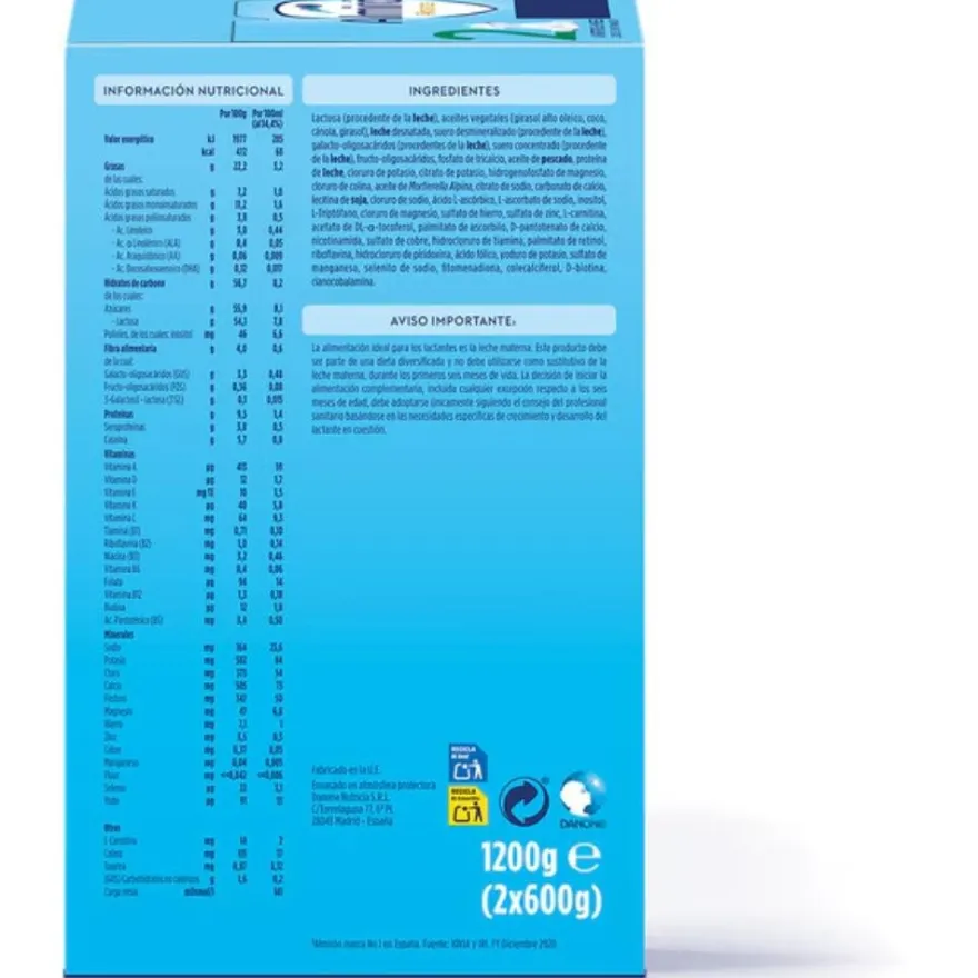 ALMIRÓN Advance 2 con Pronutra Leche de Continuación Pack 3x1200gr