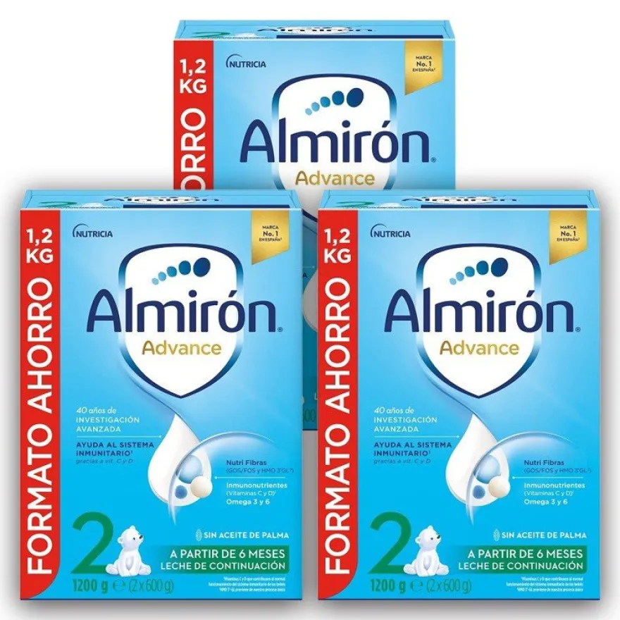 ALMIRÓN Advance 2 con Pronutra Leche de Continuación Pack 3x1200gr