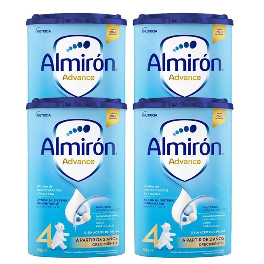ALMIRÓN Advance 4 con Pronutra Leche de Crecimiento Pack 4x800gr