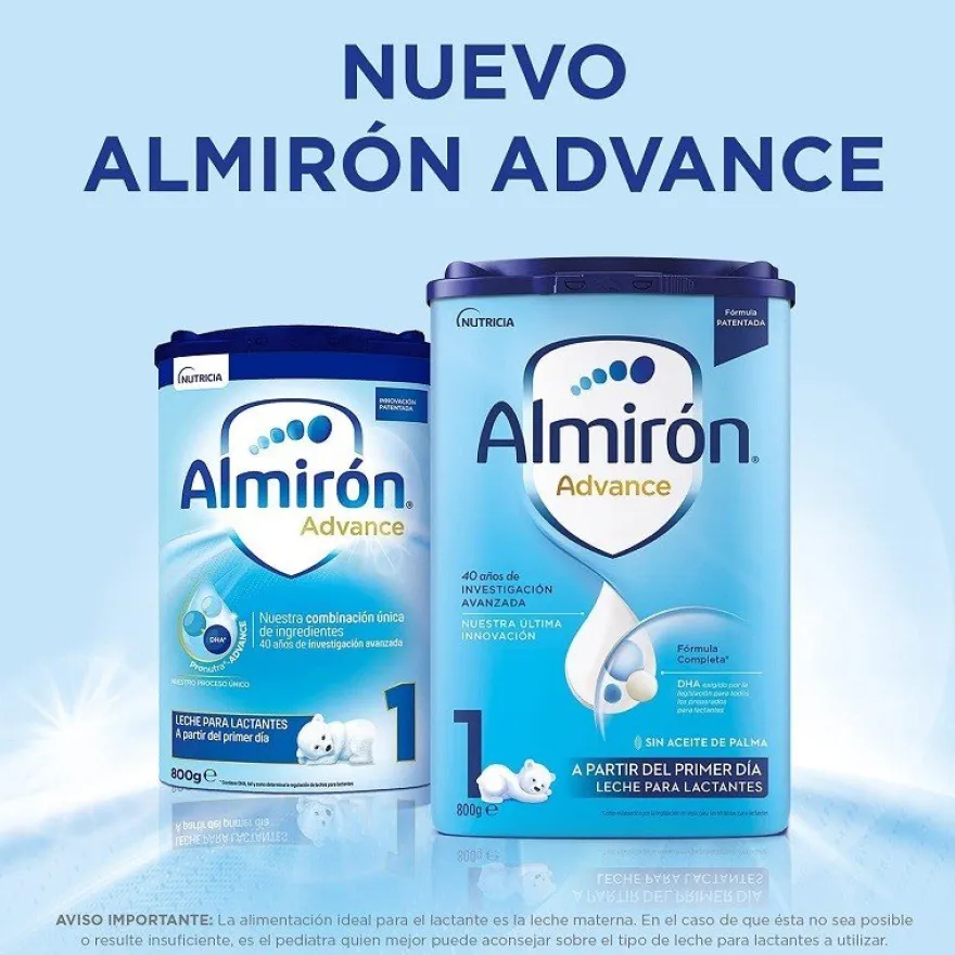 ALMIRÓN Advance 1 con Pronutra Leche para Lactantes 800gr NUEVA FÓRMULA