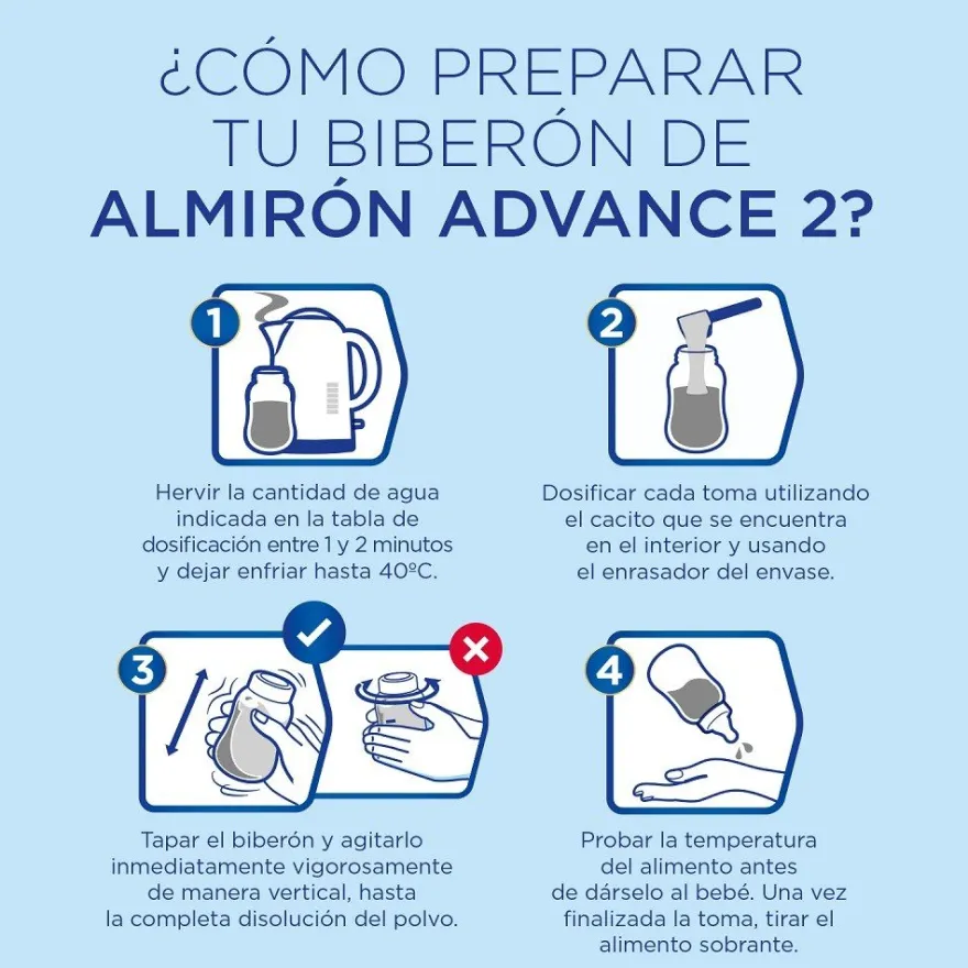ALMIRÓN Advance 2 con Pronutra Leche de Continuación 1200gr NUEVA FÓRMULA