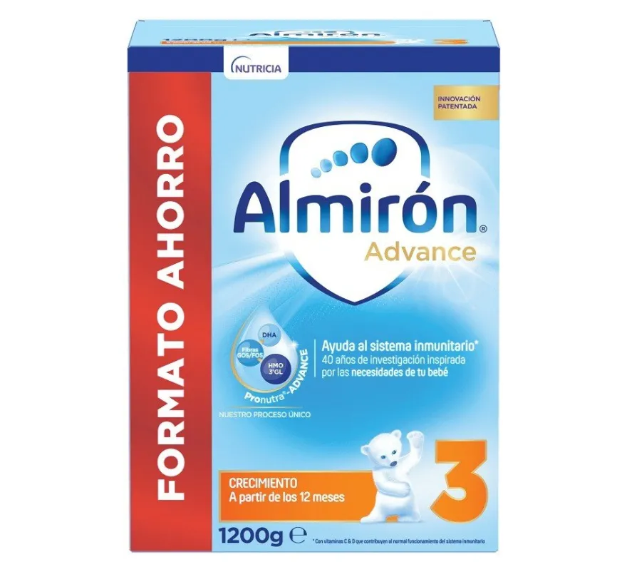 ALMIRÓN Advance 3 con Pronutra Leche de Crecimiento 1200gr NUEVA FÓRMULA