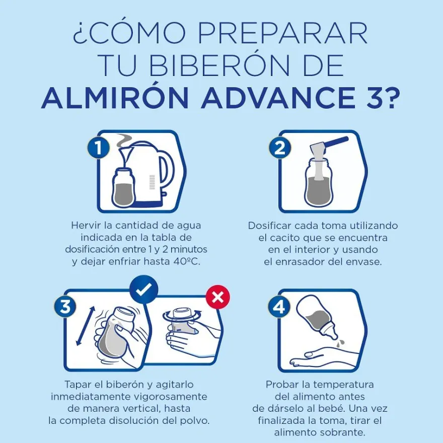 ALMIRÓN Advance 3 con Pronutra Leche de Crecimiento 1200gr NUEVA FÓRMULA