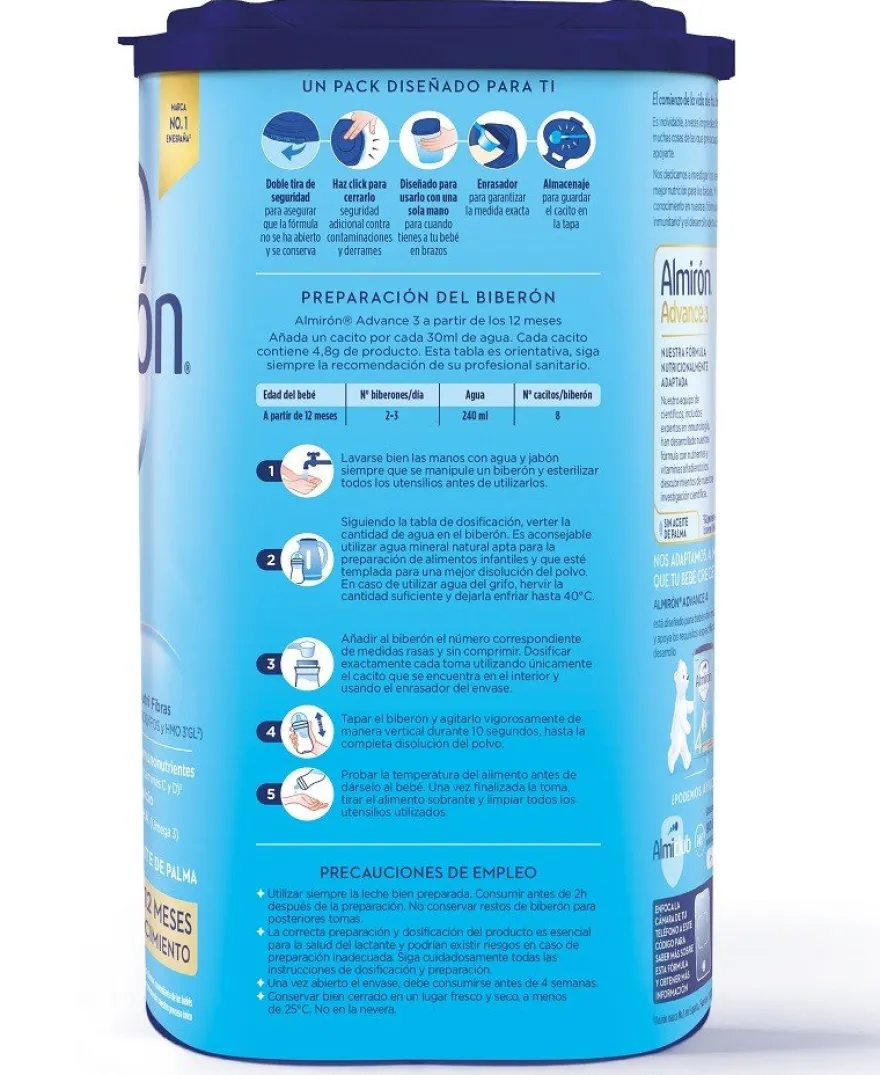 ALMIRÓN Advance 3 con Pronutra Leche de Crecimiento 800gr NUEVA FÓRMULA