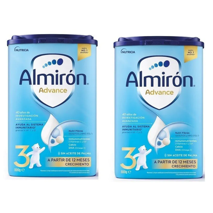 ALMIRÓN Advance 3 DUPLO con Pronutra Leche de Crecimiento 2x800gr NUEVA FÓRMULA