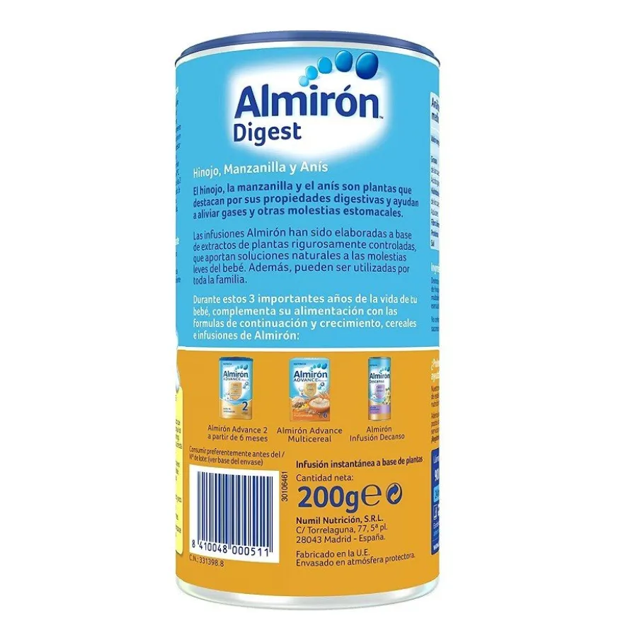 ALMIRÓN Digest Infusión Instantánea para Bebés 200g