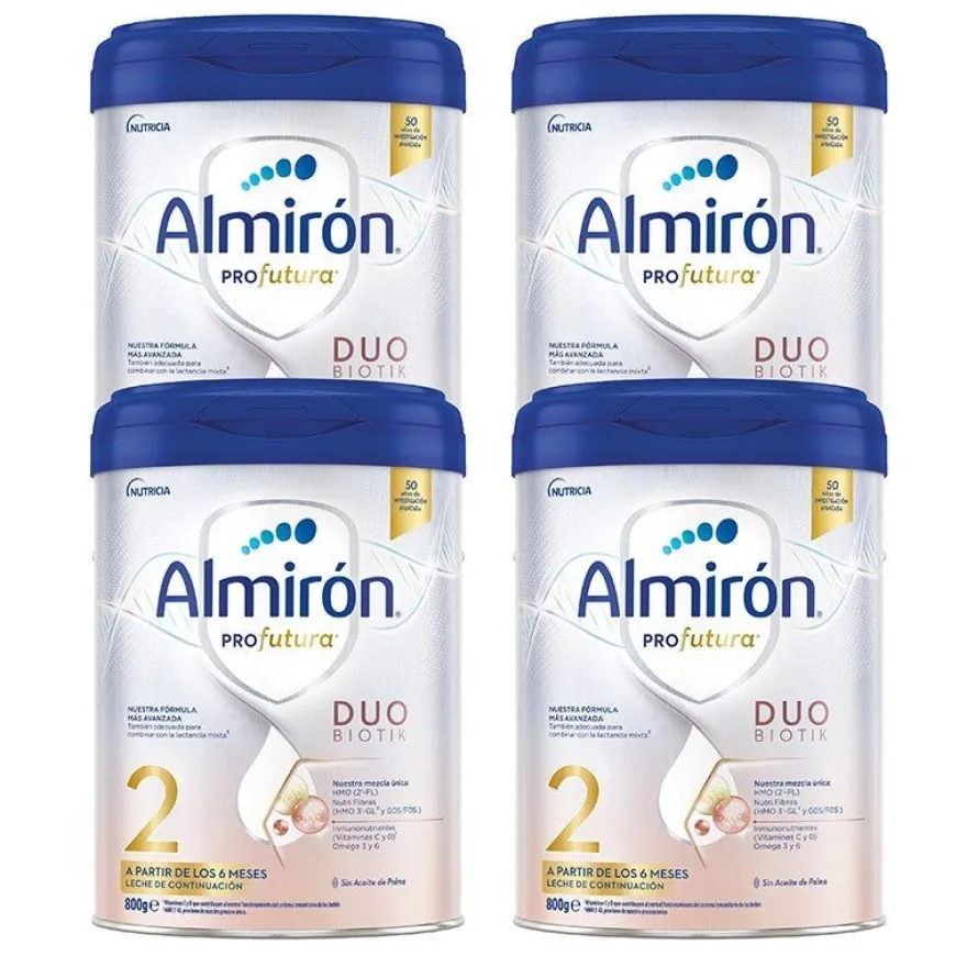 ALMIRÓN 2 Profutura Leche de Continuación Duobiotik Pack 4x800g