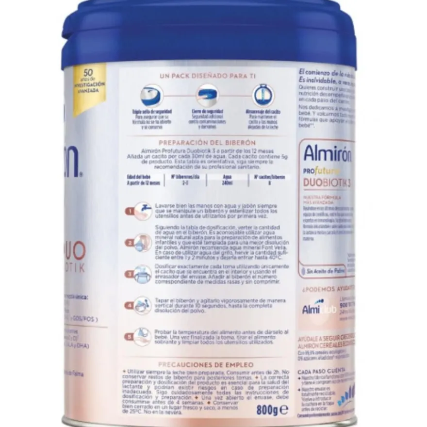 ALMIRÓN Profutura 1 Leche para Lactantes 800gr