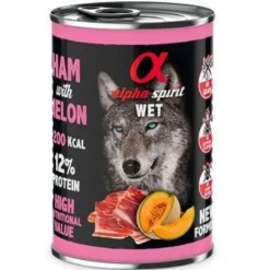 Alpha Spirit Canine Jamón con Melón Alimento Húmedo para Perros 400g