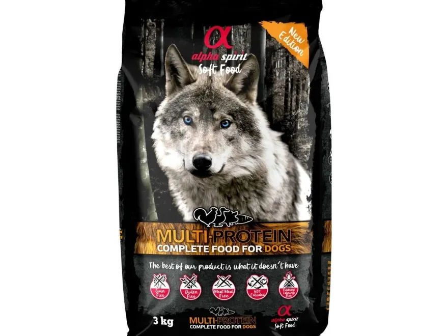 Alpha Spirit Canine Multiproteico Semihumedo 3Kg