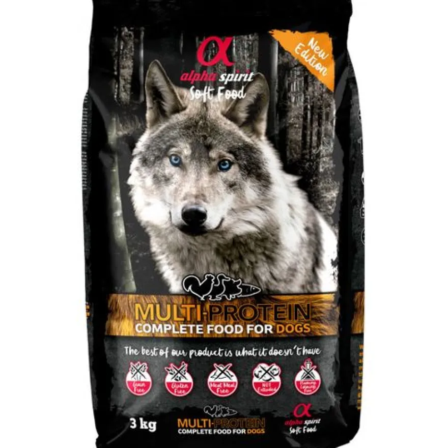 Alpha Spirit Canine Multiproteico Semihumedo 3Kg