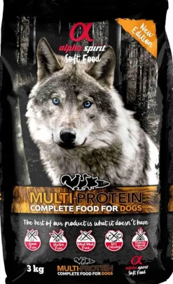 Alpha Spirit Canine Multiproteico Semihumedo 3Kg