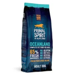 Alpha Spirit Canine Primal 65% Oceanland Alimento Seco para Perros Adultos 12kg