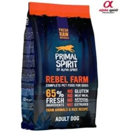 Alpha Spirit Canine Primal 65% Rebel Fram 1Kg