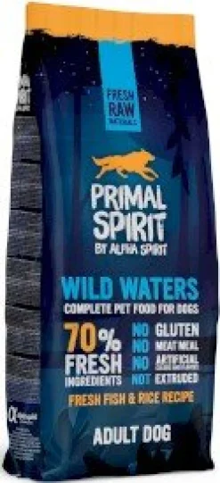Alpha Spirit Canine Primal 70% Wild Waters Pienso Seco para Perros 12kg