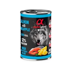 Alpha Spirit Canine Salmón Con Piña Comida Húmeda Lata 6x400g