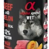 Alpha Spirit Canine Ternera Con Melon Lata 6X400Gr