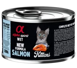 Alpha Spirit Feline Kitten Salmón Paté Caja 6x200gr