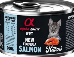 Alpha Spirit Feline Kitten Salmón Paté Caja 6x200gr