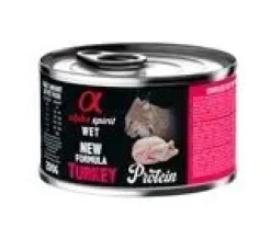 Alpha Spirit Feline Pavo Comida Húmeda 6x200g