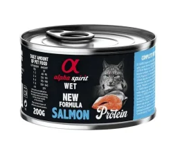Alpha Spirit Húmedo Protein para Gatos Salmón Lata 200 g