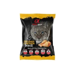 Alpha Spirit Snack Ave Corral Premium para Gatos 16 ud