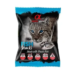 Alpha Spirit Snacks Naturales para Gatos Pescado 50 g