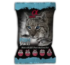 Alpha Spirit Snacks Naturales para Gatos Pescado 50 g