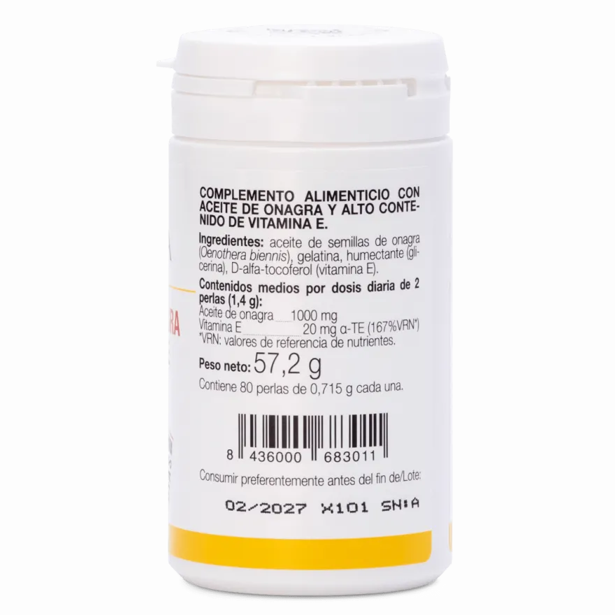 Ana María Lajusticia Aceite de Onagra + Vitamina E 80 Perlas
