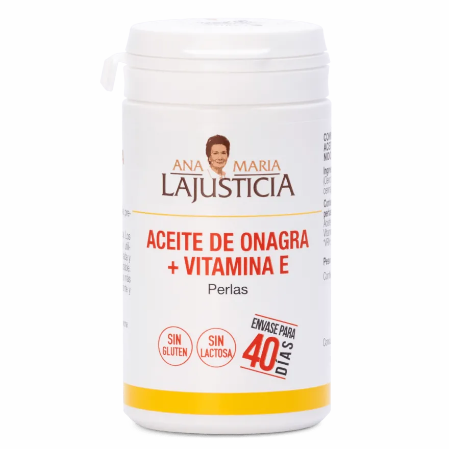 Ana María Lajusticia Aceite de Onagra + Vitamina E 80 Perlas