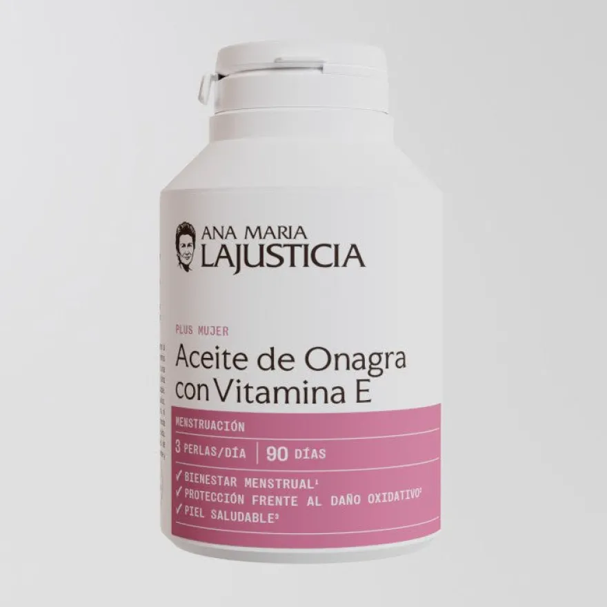 Ana María Lajusticia Aceite de Onagra+ Vitamina E 275 Perlas