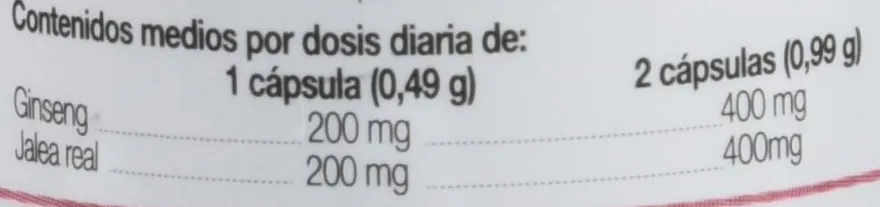 Ana María Lajusticia Ginseng Jalea Real 60 Cápsulas