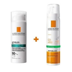 ANTHELIOS Oil Correct Gel-Crema (SPF50+) + Effaclar Mat Crema Matificante 40ml