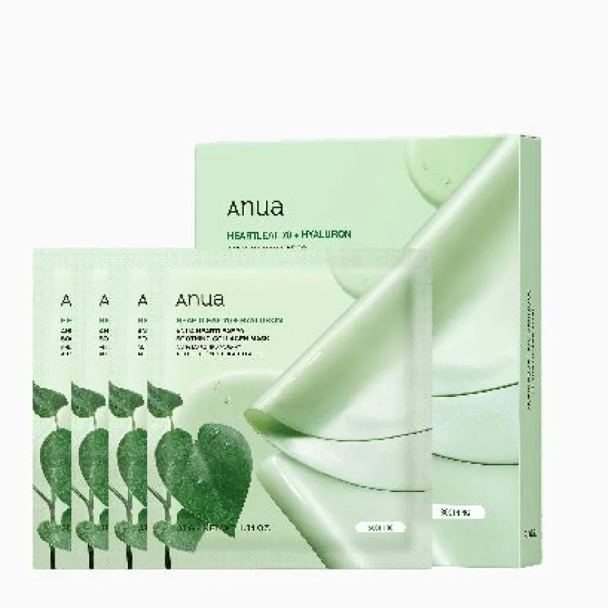 Anua Heartleaf 70 Soothing Collagen Mask 4 Pack 38g