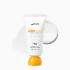 Anua Zero-Cast Moisturizing Sunscreen SPF 50 with Hyaluronic Acid and Niacinamide 50ml