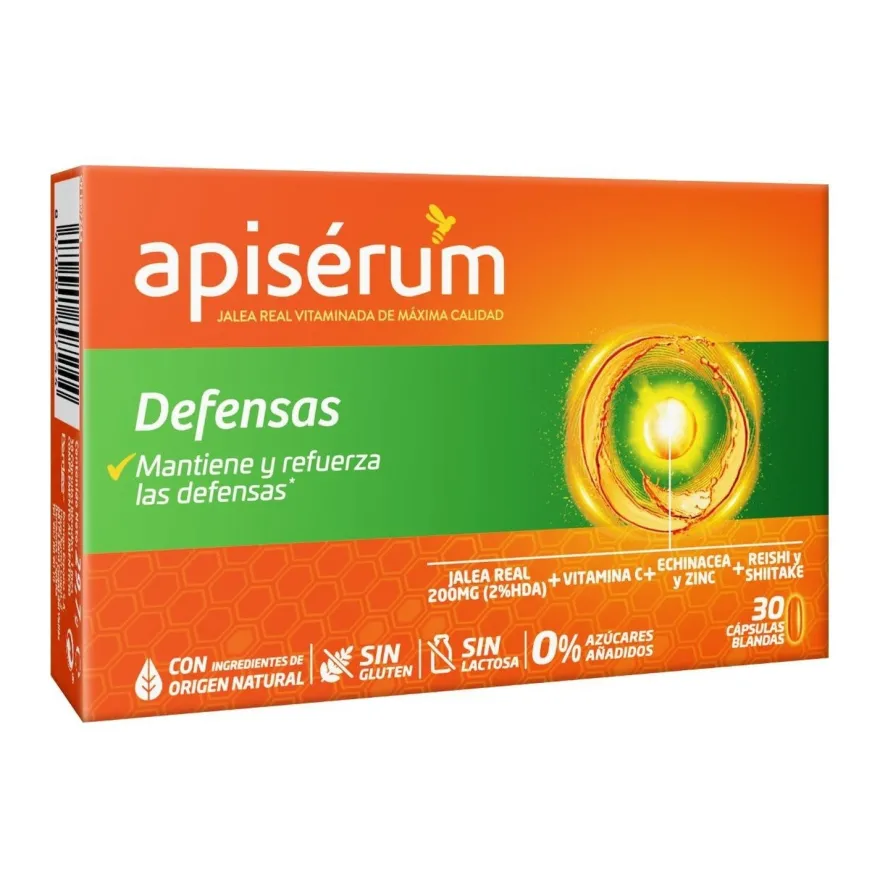 Apisérum Defensas 30 cápsulas