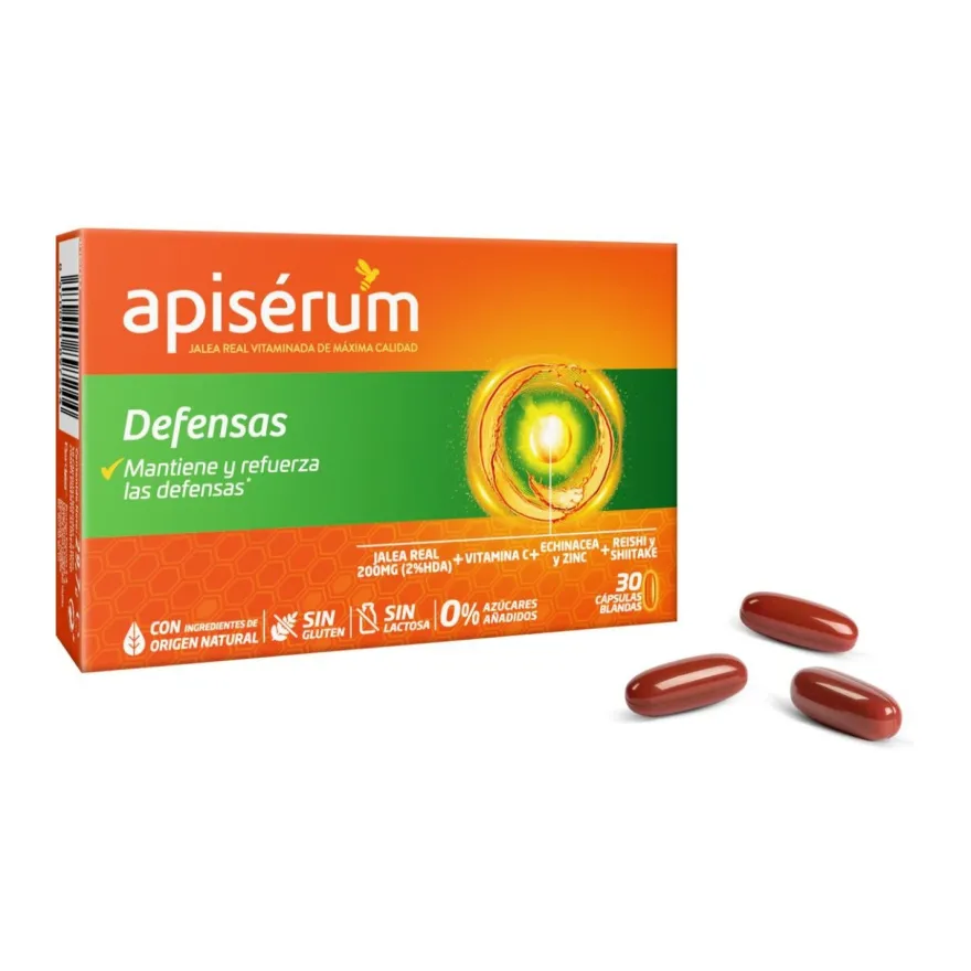 Apisérum Defensas 30 cápsulas