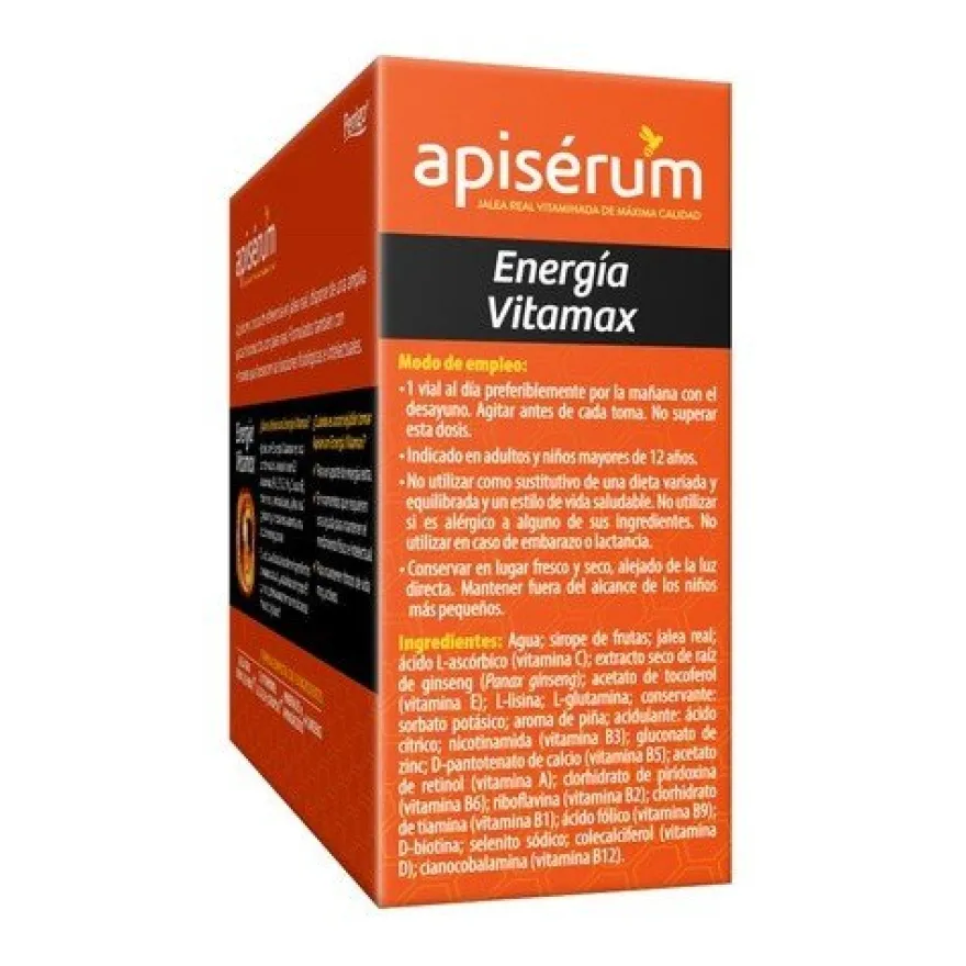 Apisérum Energía Vitamax 18 viales