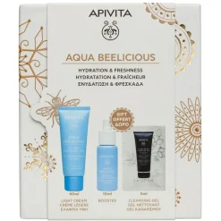 Apivita Aqua Beelicious Crema Gel Hidratant 40ml REGALO Sérum 10ml + Black Detox 5ml