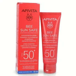 APIVITA Bee Sun Safe Hydra Sensitive Crema Facial Calmante SPF50 (50ml)