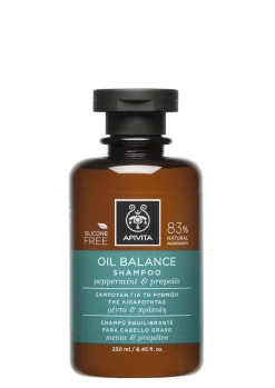 APIVITA Champú Equilibrante Cabello Graso Menta y Propóleo 250ml