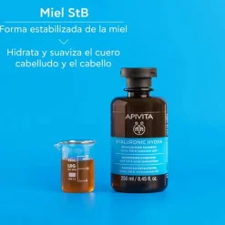 Apivita Champú Hyaluronic Hydra con Miel y Ácido Hialurónico 250ml
