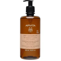 Apivita Ecopack Champú Dermatológico Para Caspa Seca 500ml