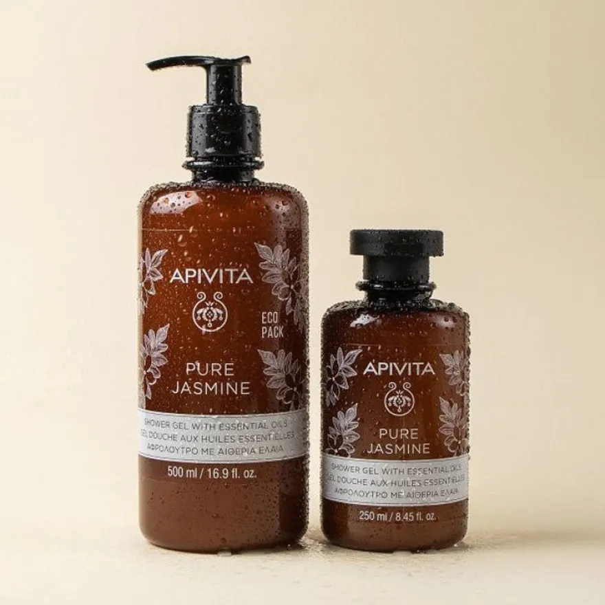 Apivita Gel de Baño Pure Jasmine Ecopack 500 ml