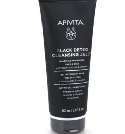 Apivita Gel Limpiador Negro Detox Rostro y Ojos 150ml
