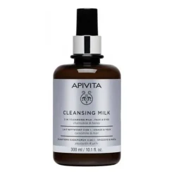 APIVITA Leche Limpiadora 3 en 1 Rostro y Ojos 300ml