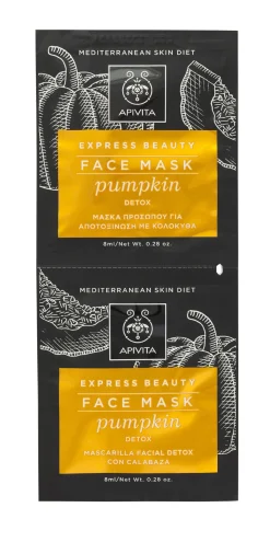 Apivita Mascarilla Facial Detox Pumpkin 2x8ML